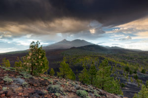 Himmel über Vulkanwüste, Teneriffa Himmel über Vulkanwüste, Teneriffa